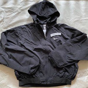 nike hooded bomber jacket